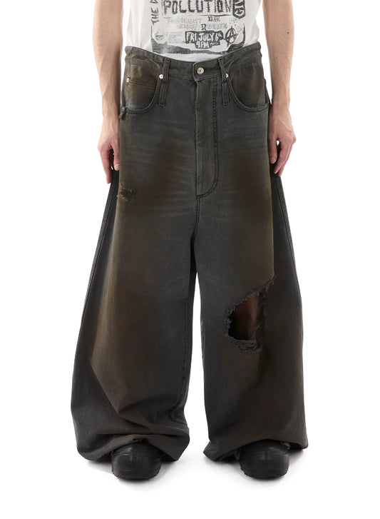 LU'U DAN_DUMPSTER DENIM JEANS (Gray)