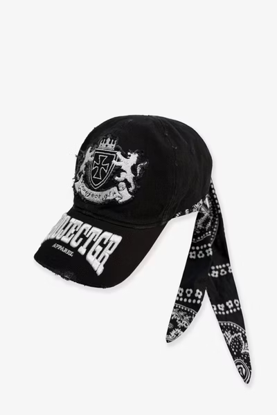 project gr layered cap バンダナ　キャップ PROJECT G/R_BANDANA LAYERED CAP (Black) – TOBIRA STORE