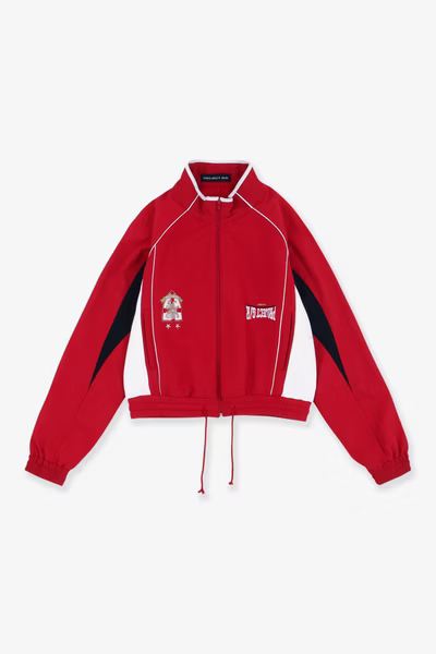 PROJECT G/R_RECONSTRUCTED HYBRID TRACK JACKET (Red)