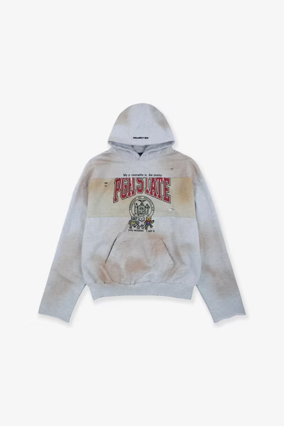 PROJECT G/R_REWORKED SPORT HOODIE (Dirty Melange)