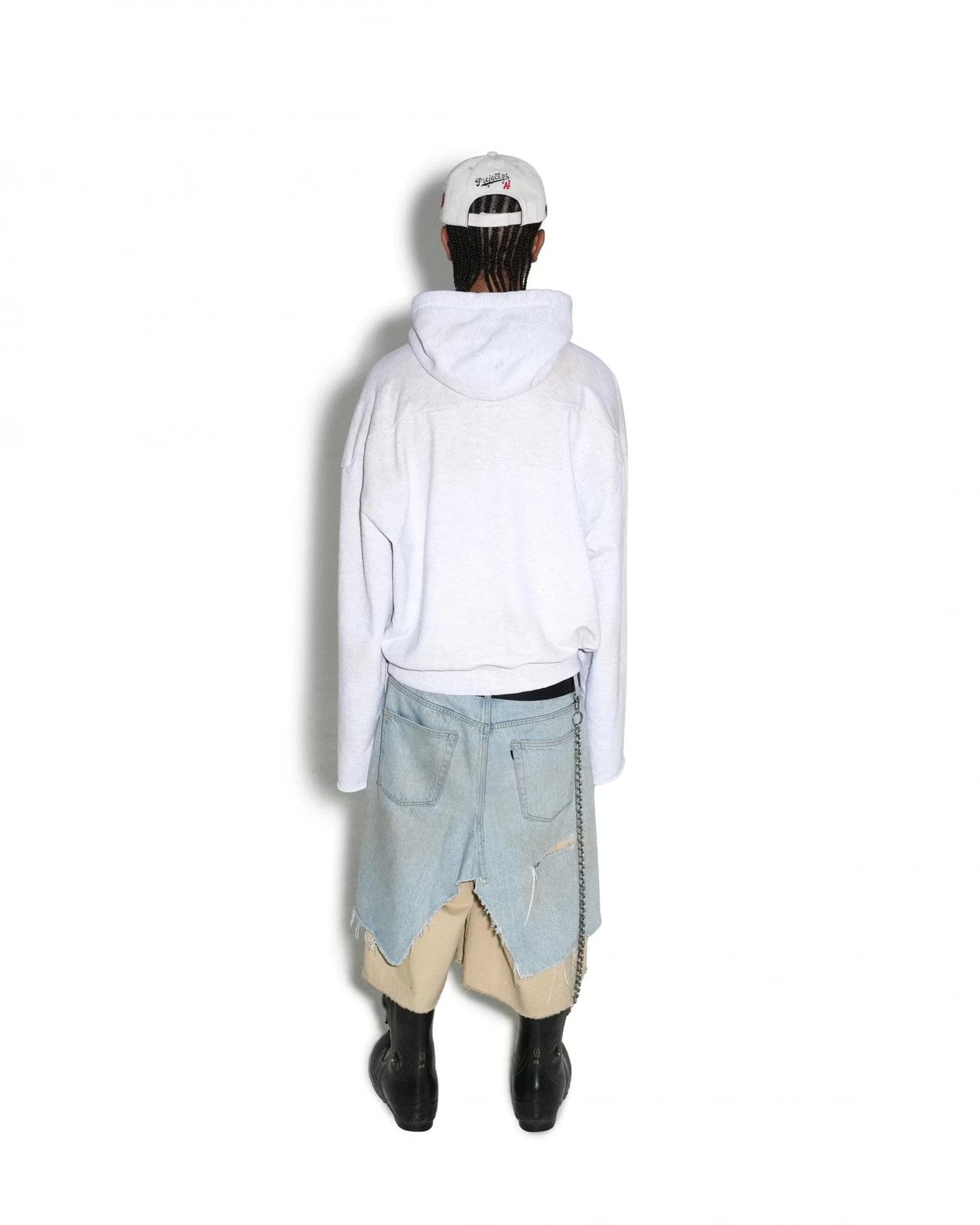 PROJECT G/R_REWORKED SPORT HOODIE (Dirty Melange)