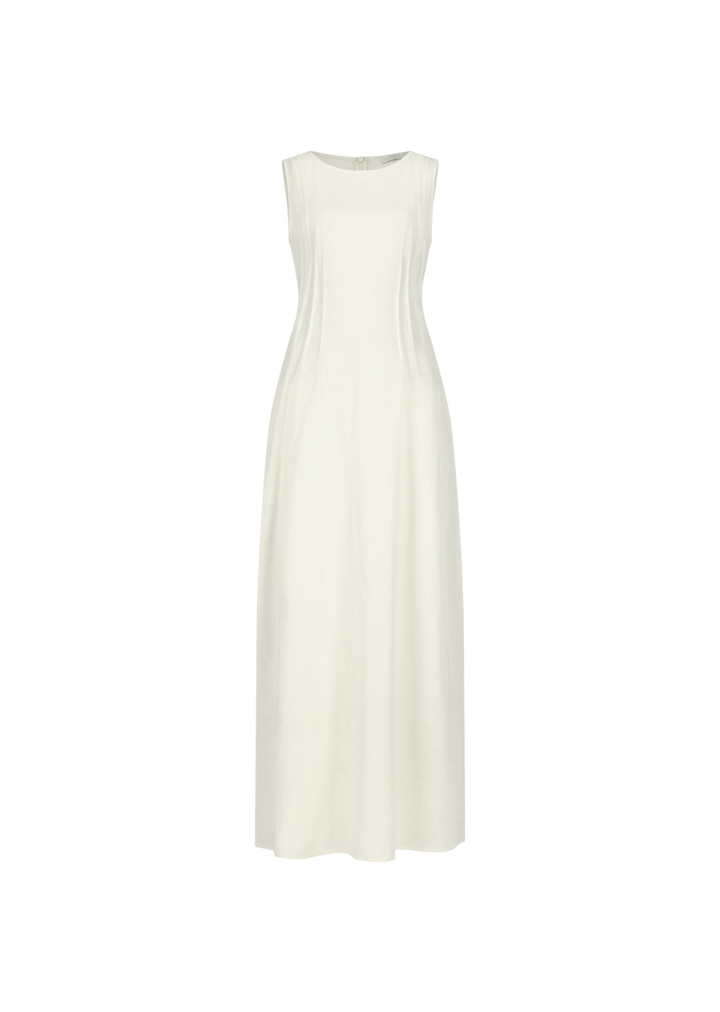 AMOMENTO_PINTUCK DRESS (Ivory)