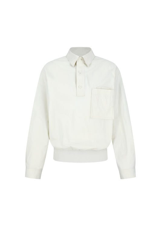 AMOMENTO_POCKET PULLOVER (Ivory)