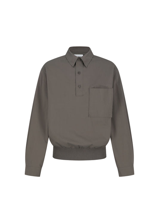 AMOMENTO_POCKET PULLOVER (Khaki)
