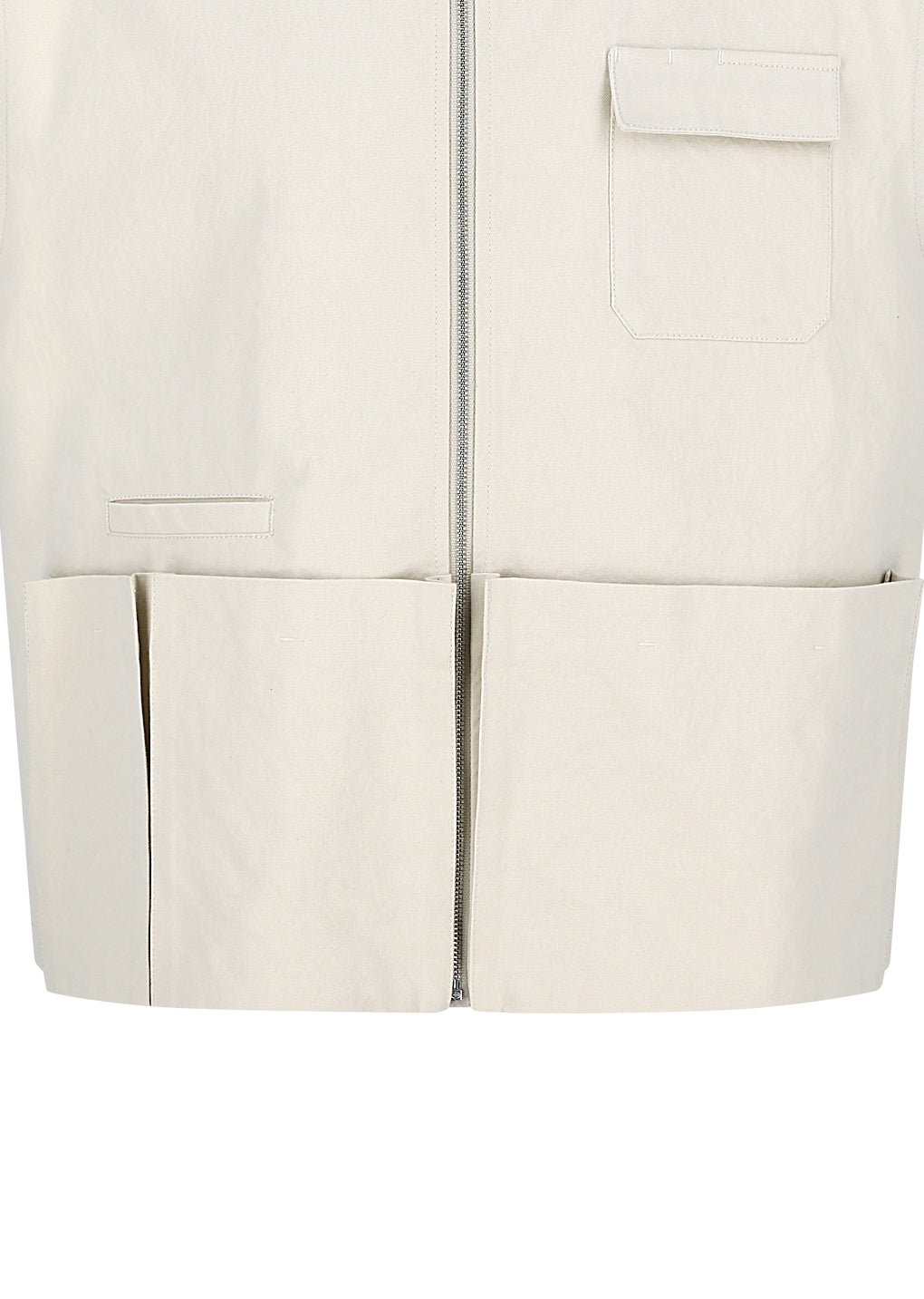 AMOMENTO_POCKET VEST (Beige)