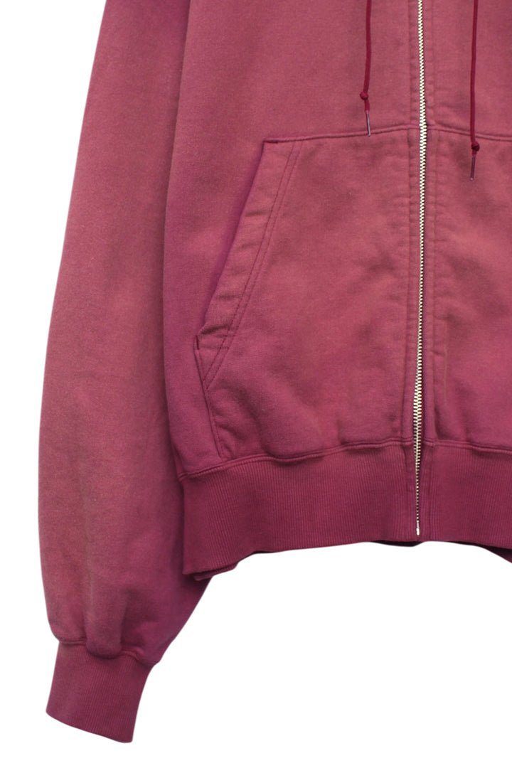 KOZABURO_Poe Print Zip Up Hoodie (Red)