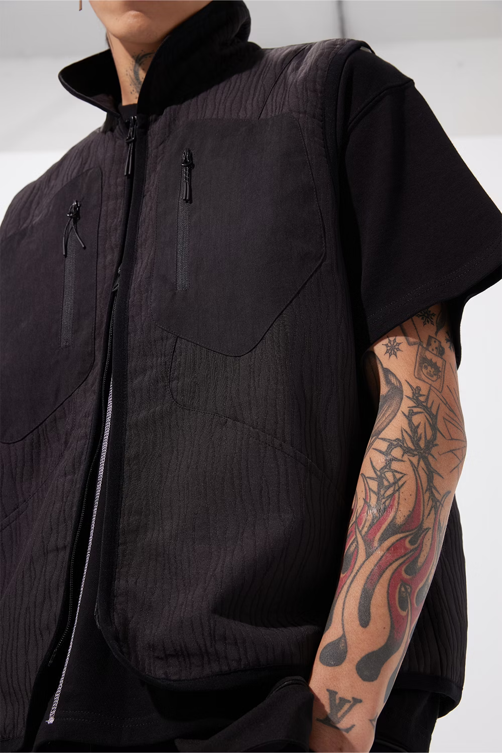 NOUVEAU PROJECT_PRIMALOFT MANTLE VEST (Black)