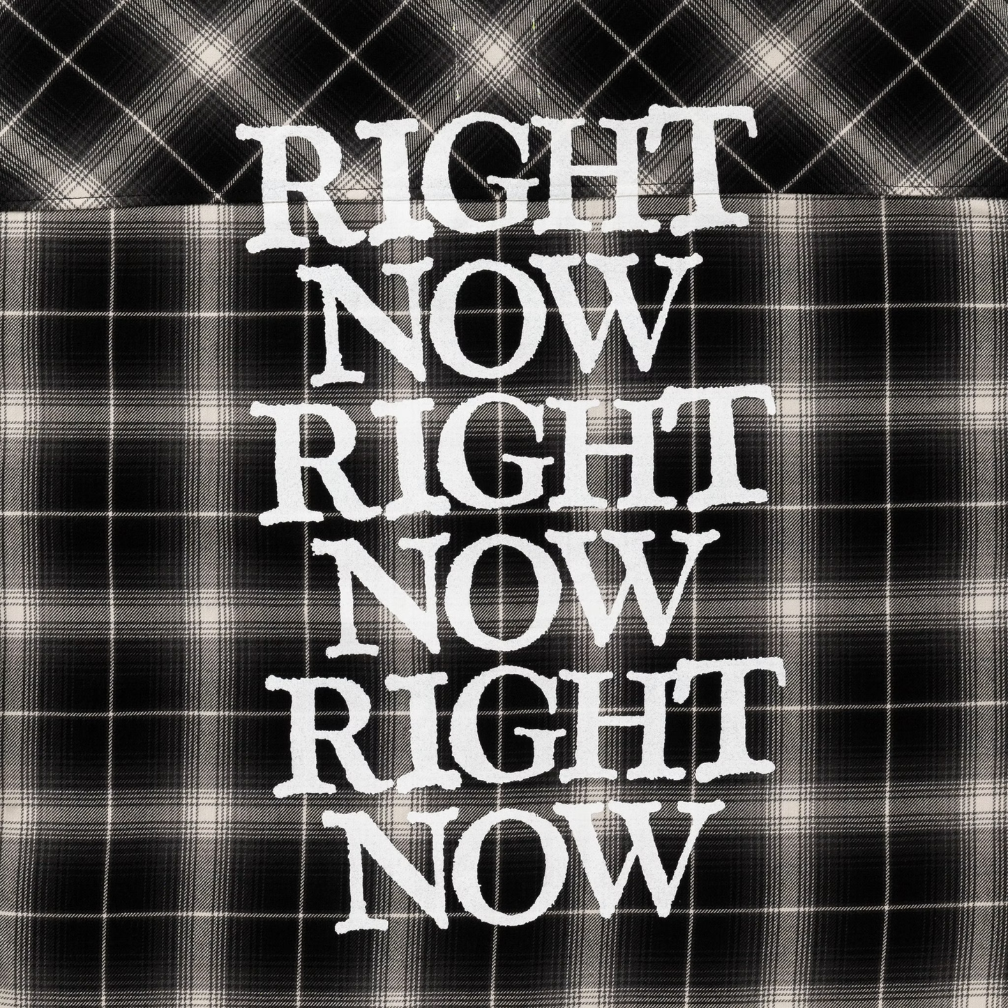 LOOSEJOINTS_loosejoints≒RAFU - TOMOO GOKITA - 'RIGHT NOW' FLANNEL S/S SHIRTS (Black)