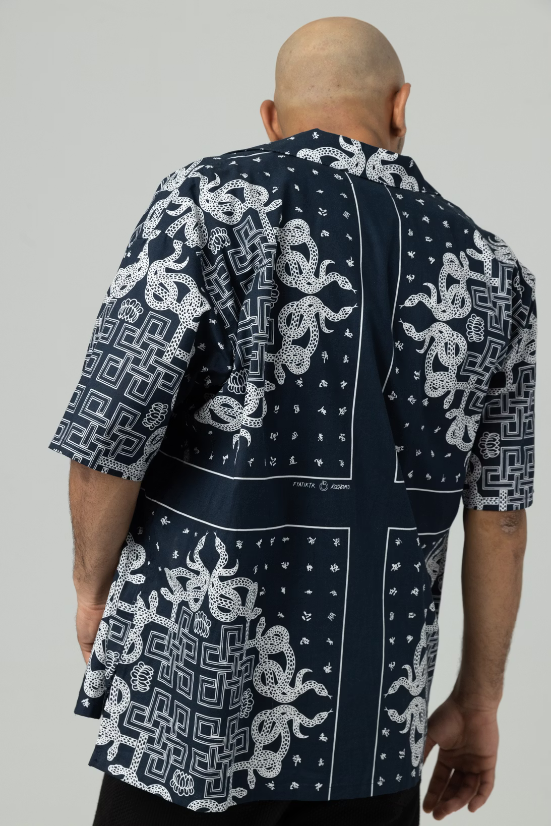 KOZABURO_BANDANA CAMP COLLAR SS SHIRTS
