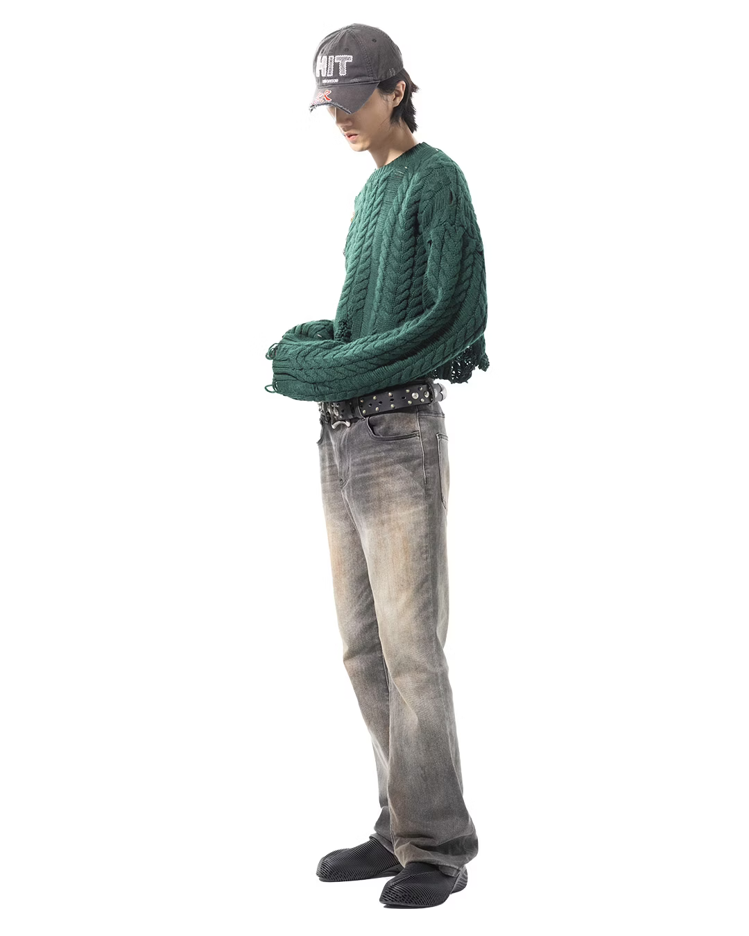 SONGAADON_Bottle cap sweater (Green)