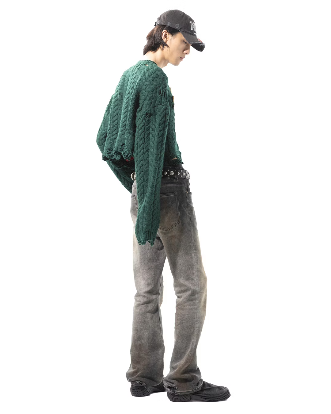 SONGAADON_Bottle cap sweater (Green)