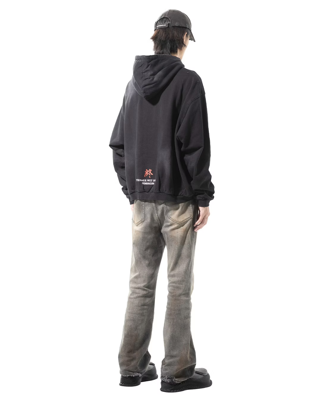 SONGAADON_Aoi sola Portrait Hoodie (Black)