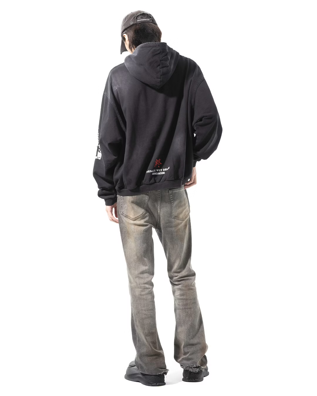 SONGAADON_Aoi sola Portrait Hoodie (Black)