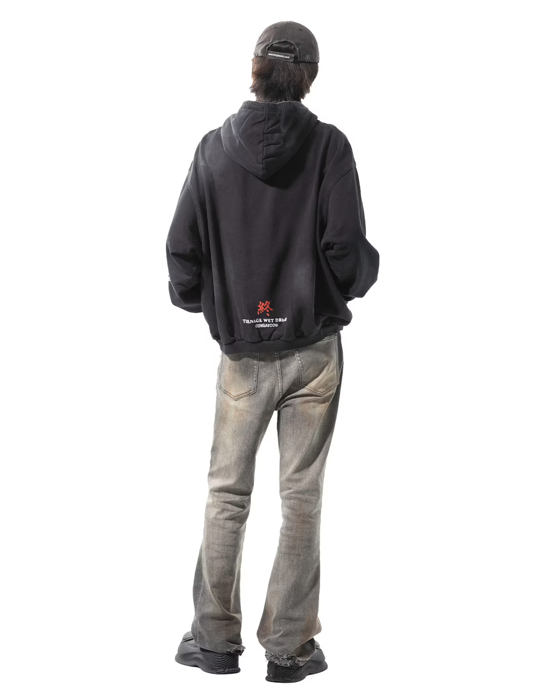 SONGAADON_Aoi sola Portrait Hoodie (Black)