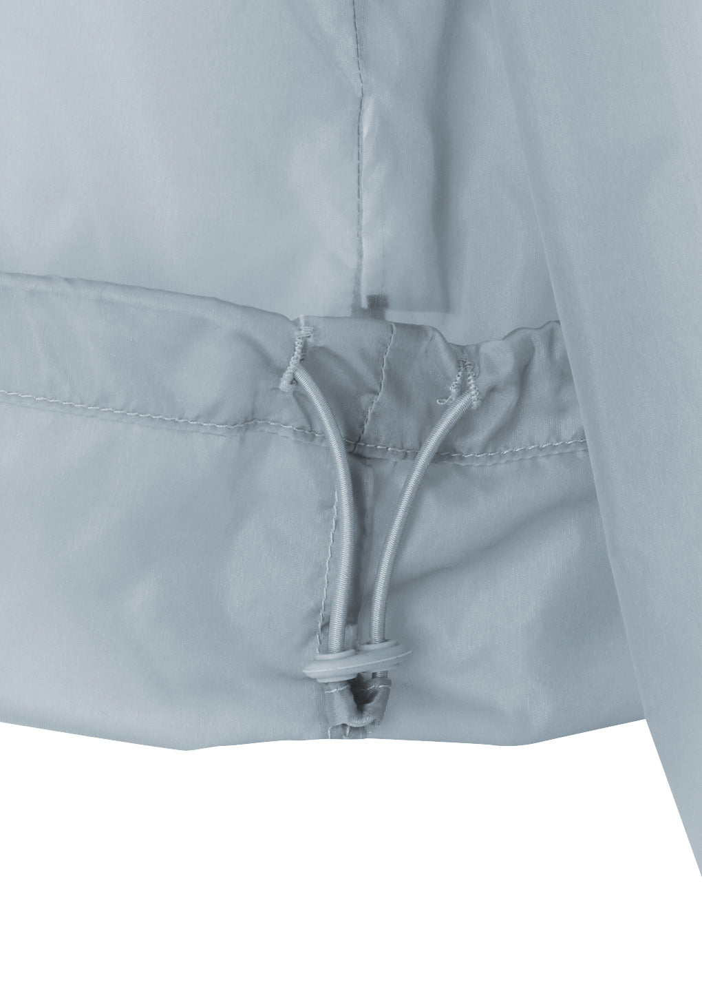 AMOMENTO_SHEER HOODIE ANORAK (Grey)