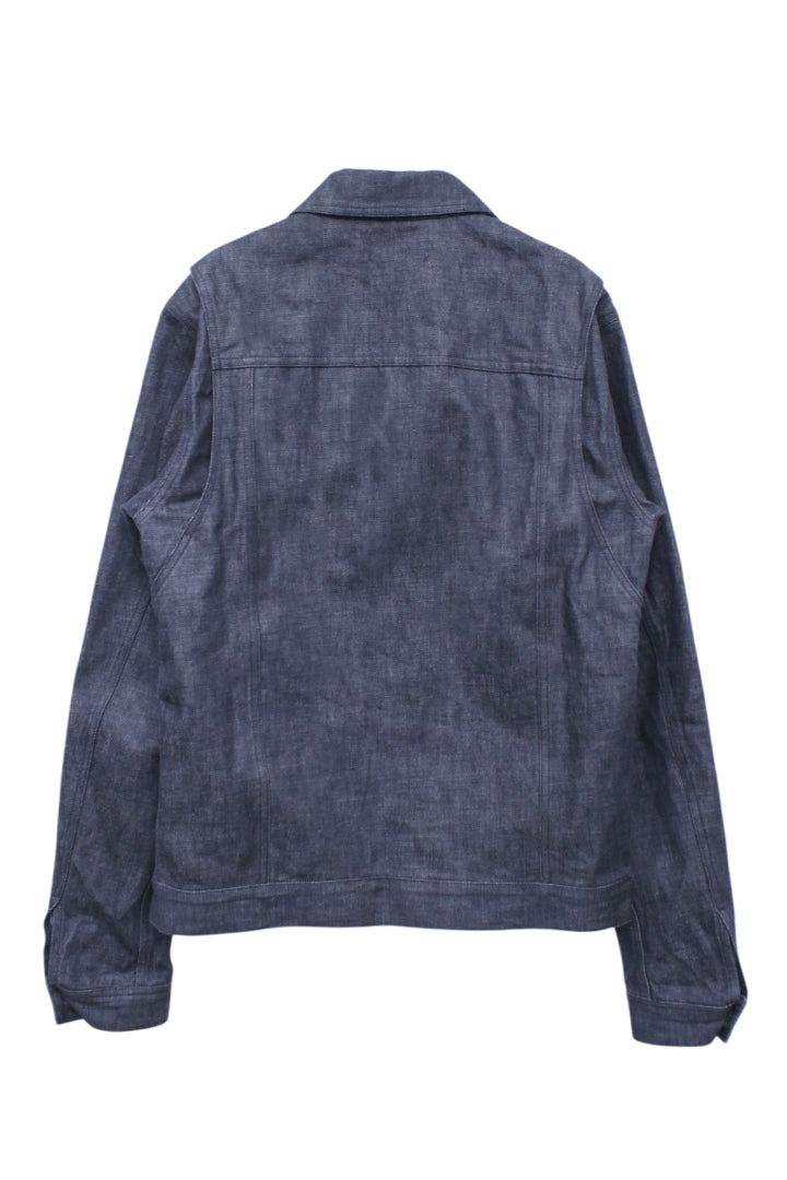 KOZABURO_Slim Fit Denim Jacket (Grey)