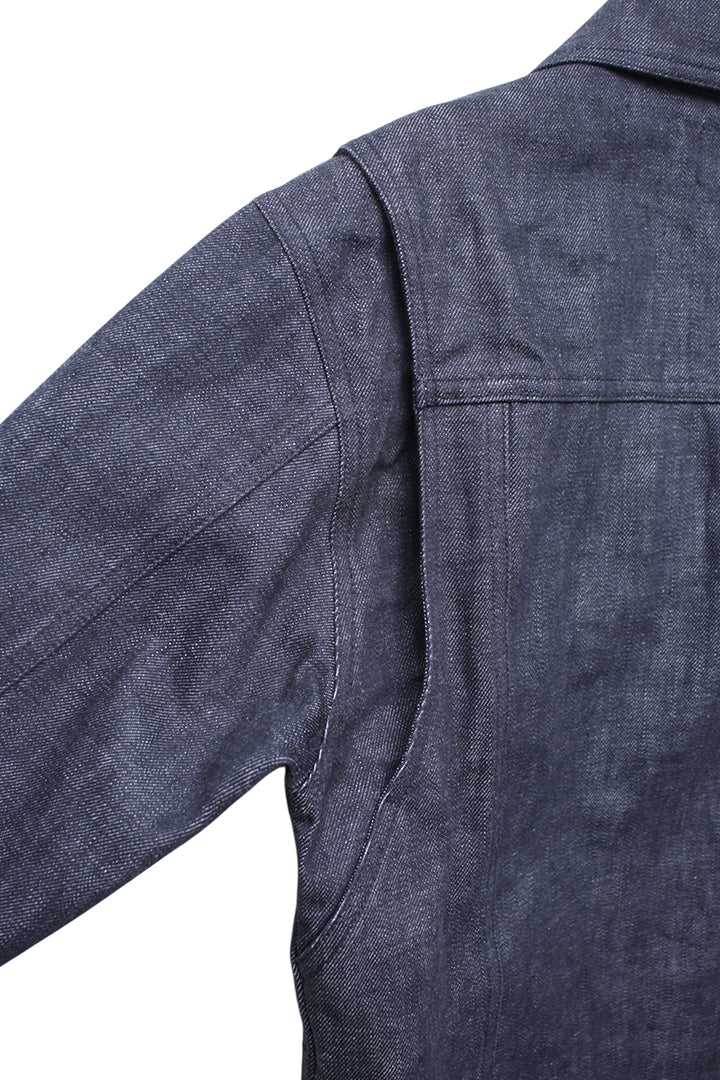 KOZABURO_Slim Fit Denim Jacket (Grey)