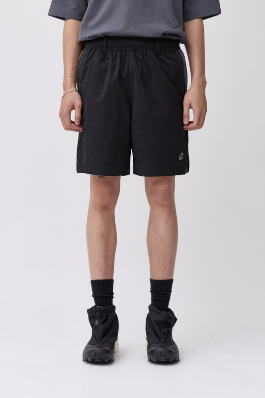 EQUALNEAR_C&G Logo Sport Shorts (Black)