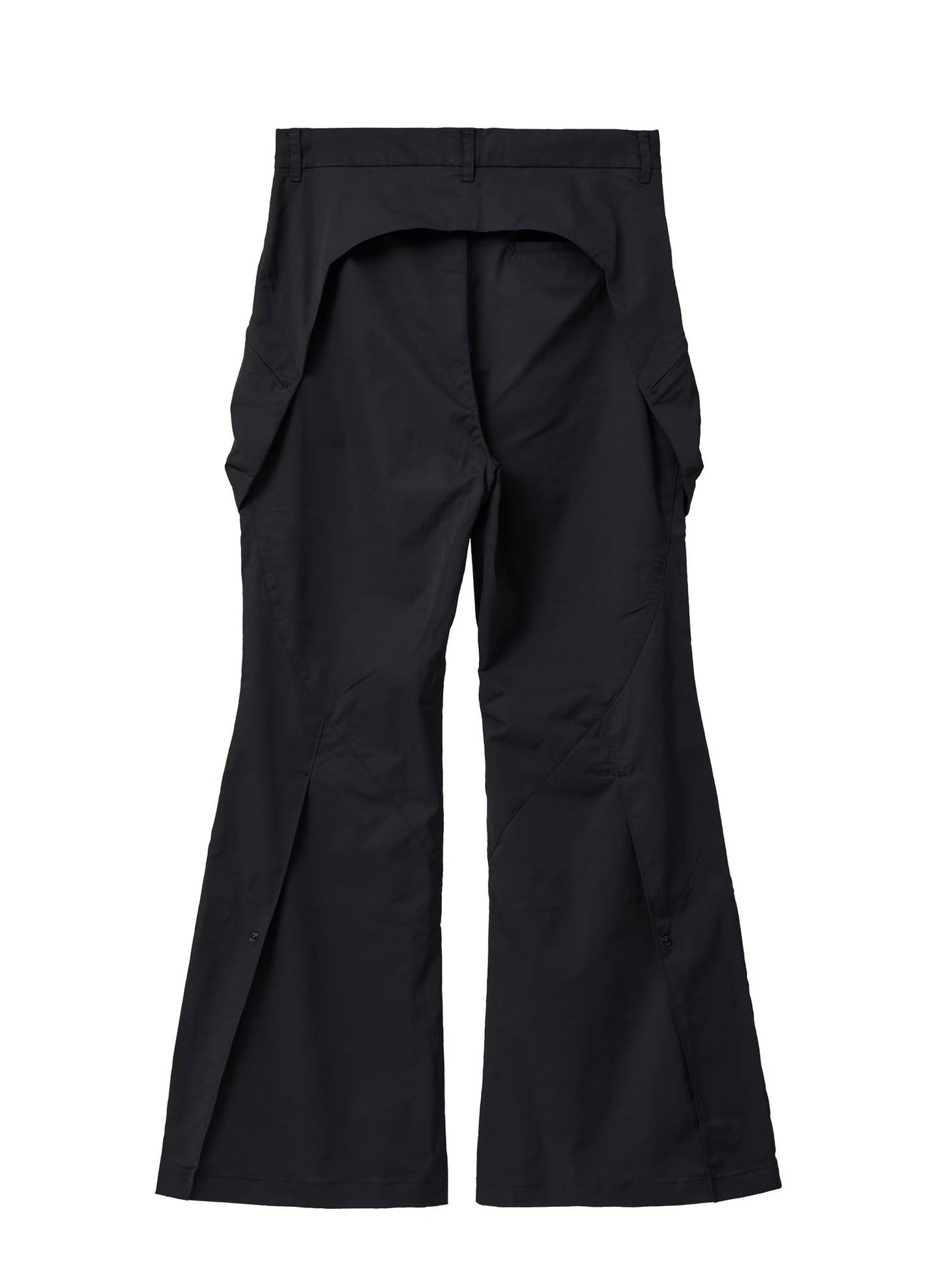 EQUALNEAR_Aero-Flared Cargo Pants (Black)