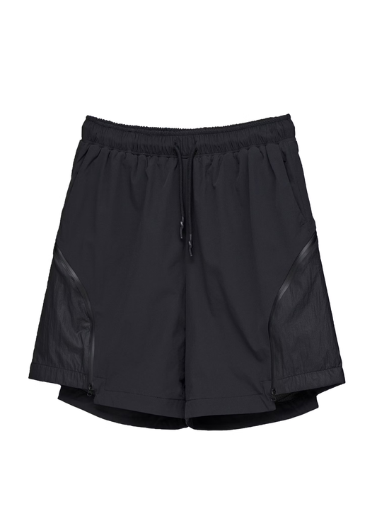 EQUALNEAR_Temple Sport Shorts (Black)