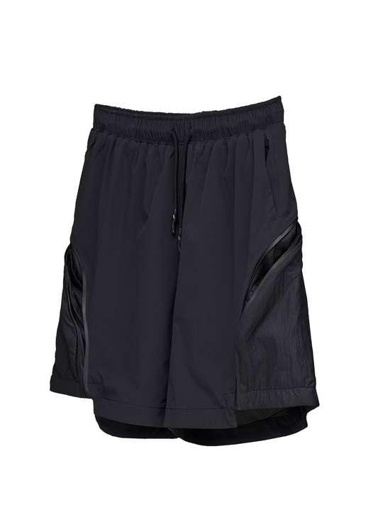 EQUALNEAR_Temple Sport Shorts (Black)