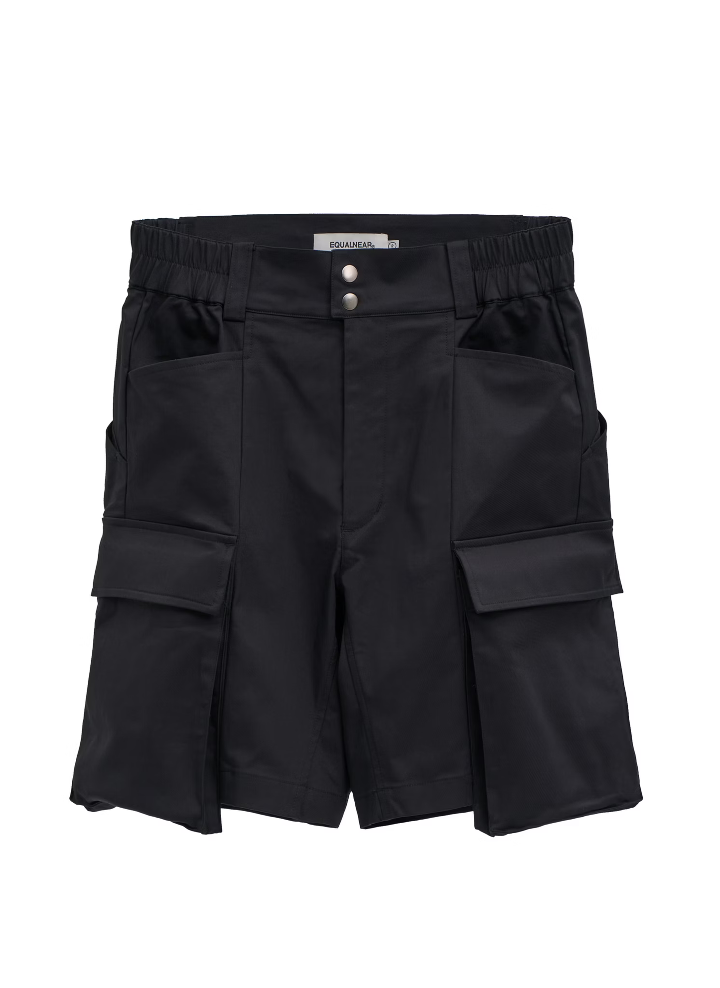 EQUALNEAR_Temple Run Cargo Shorts (Black)