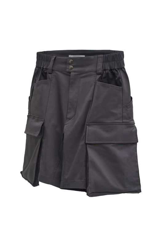 EQUALNEAR_Temple Run Cargo Shorts (Gray)