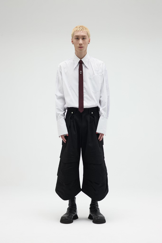 EQUALNEAR_Monomyth Tie (Burgundy)
