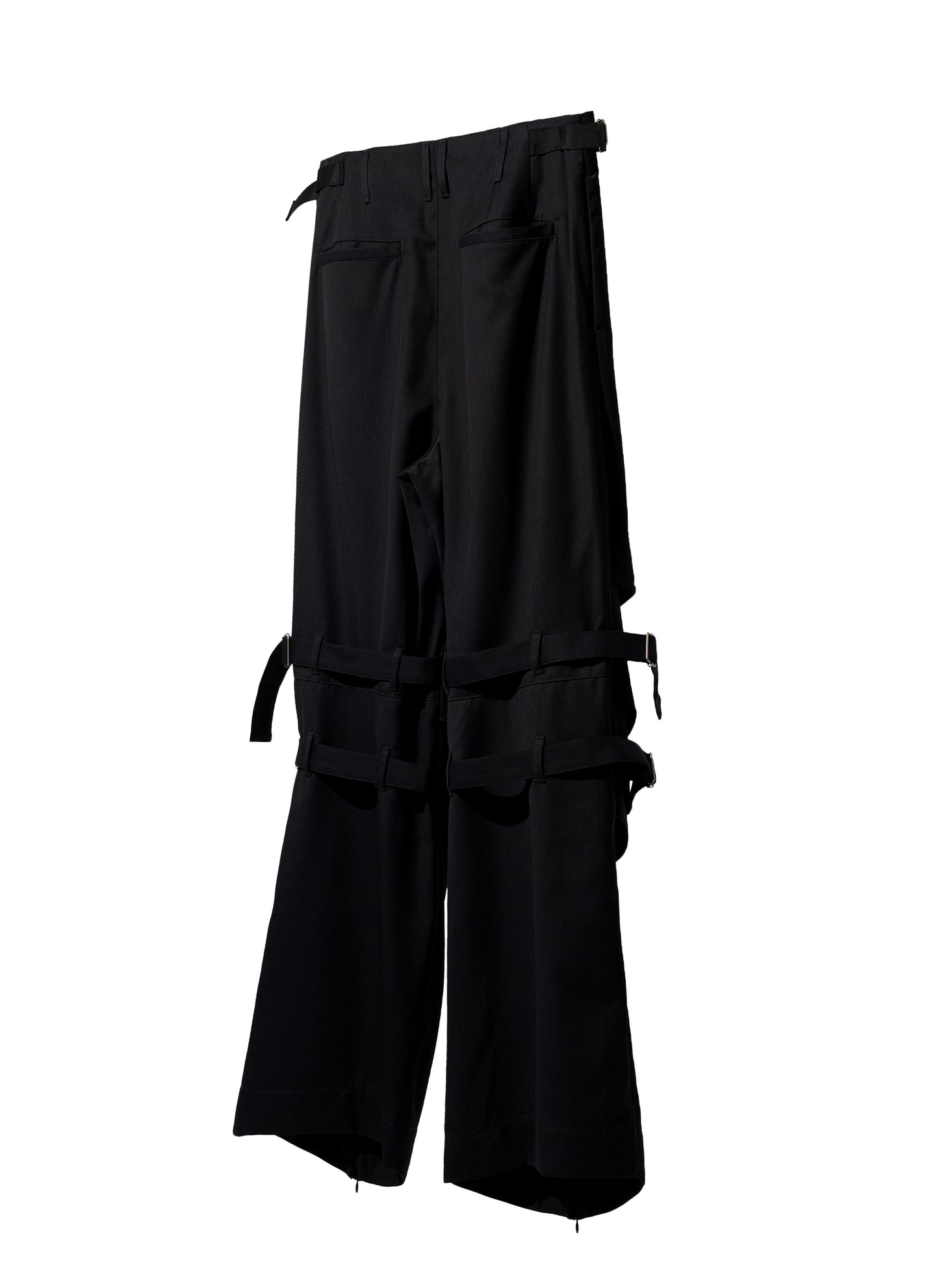 EQUALNEAR_Armor Flared Pants (Black)