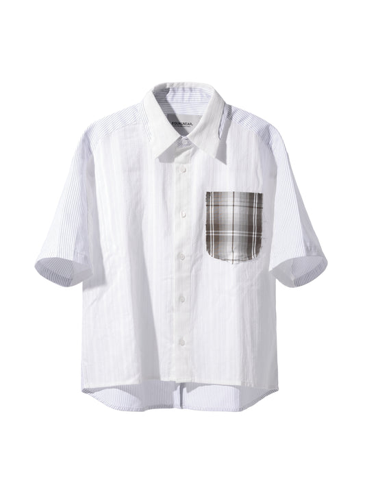 EQUALNEAR_The Shield SS Shirt (White)
