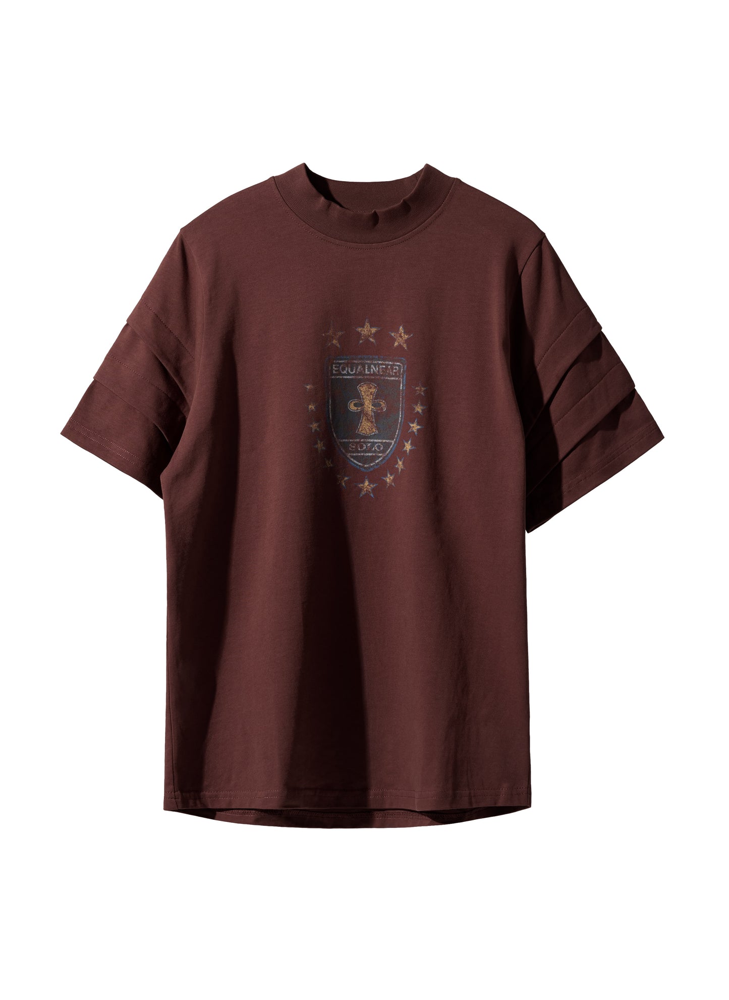 EQUALNEAR_Knight Tee (Burgundy)