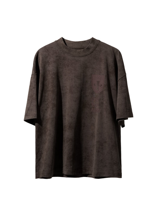 EQUALNEAR_Solo Tee-Boxy Fit (Brown)