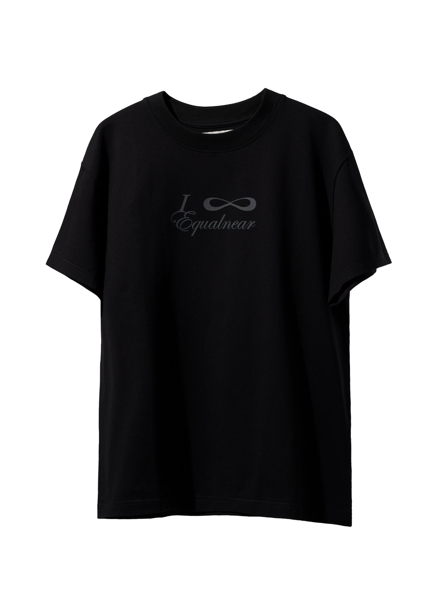 EQUALNEAR_EQ Souvenir Tee-Classic Fit (Black)