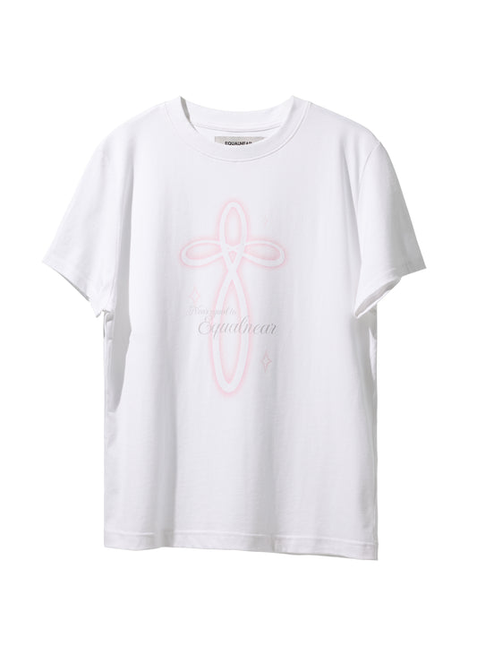 EQUALNEAR_Everglow Tee-Slim Fit (White)