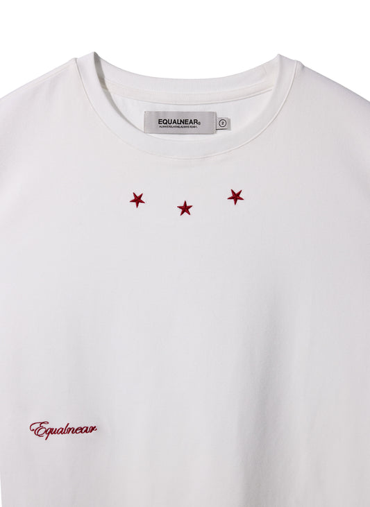 EQUALNEAR_Stars Tee (White)