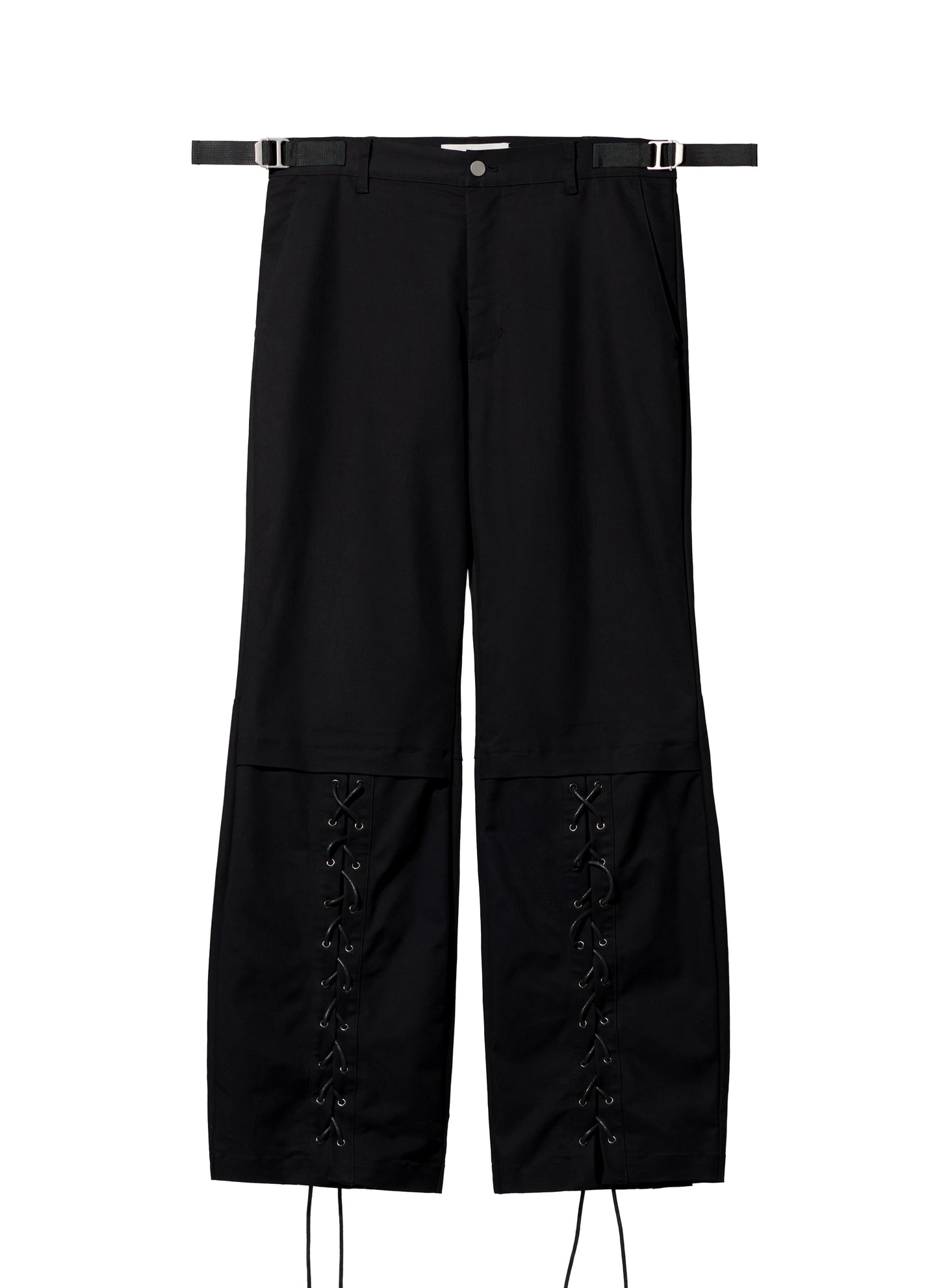 EQUALNEAR_Boxer Flared Pants (Black)