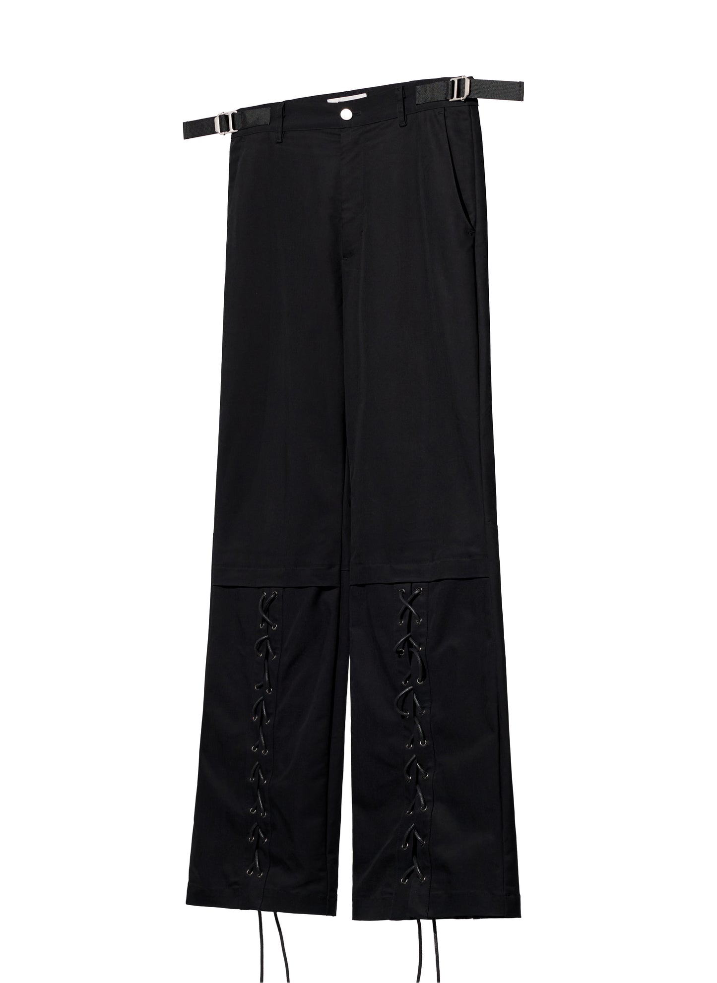 EQUALNEAR_Boxer Flared Pants (Black)