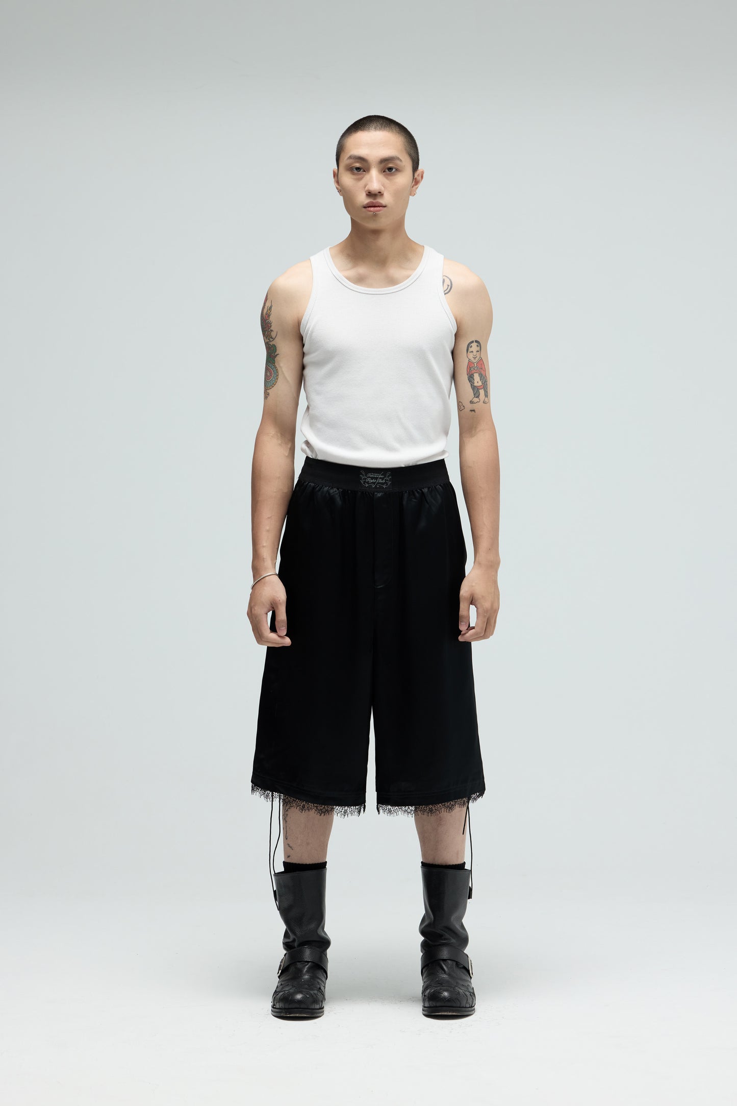 EQUALNEAR_Fight Club Shorts (Black)