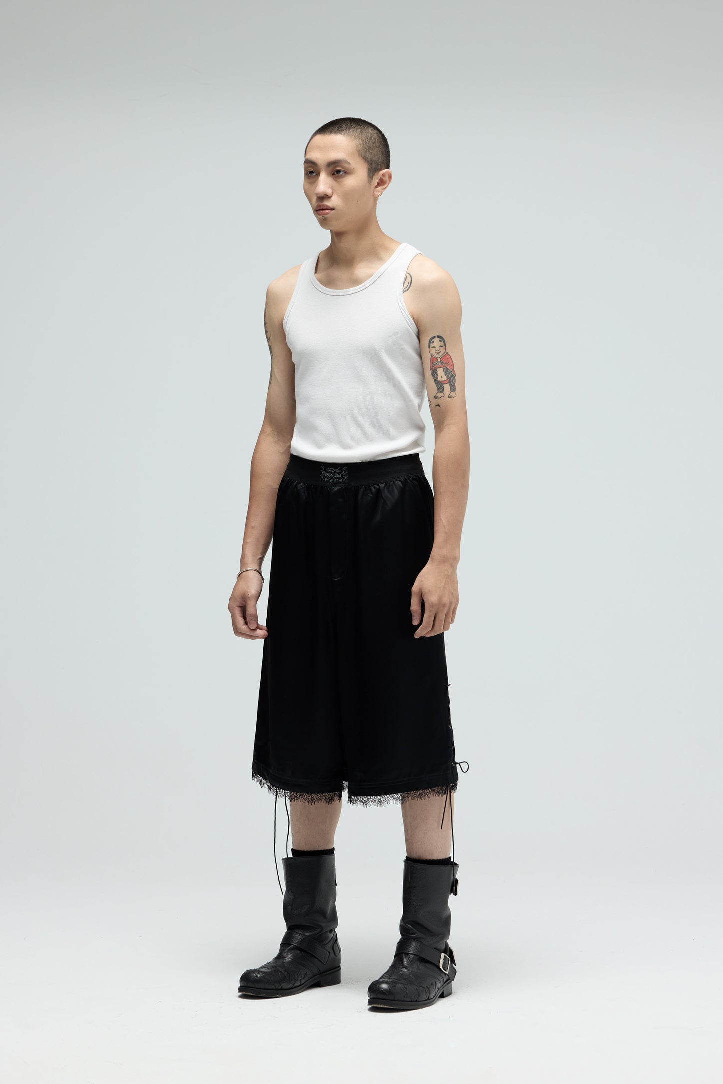 EQUALNEAR_Fight Club Shorts (Black)