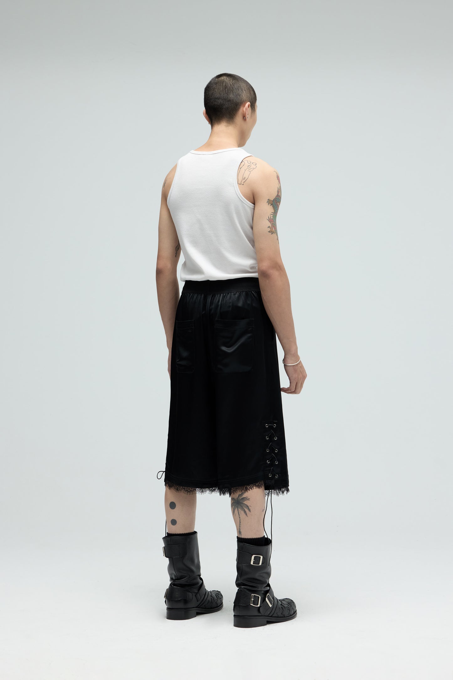 EQUALNEAR_Fight Club Shorts (Black)