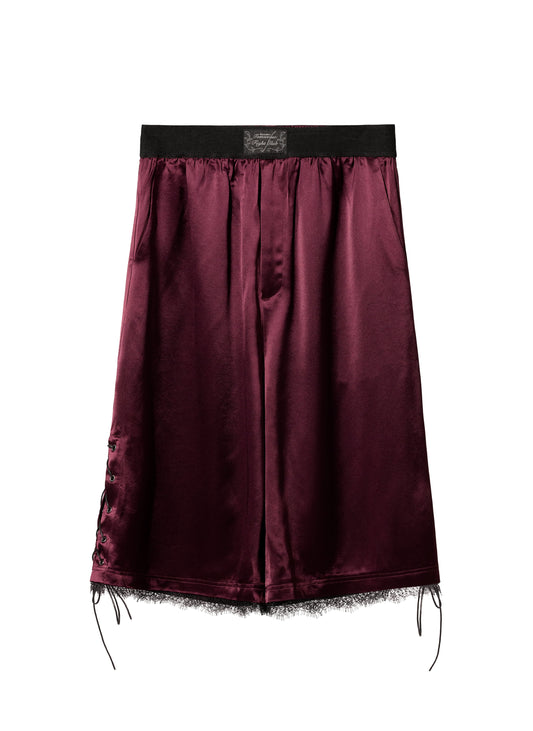 EQUALNEAR_Fight Club Shorts (Burgundy)