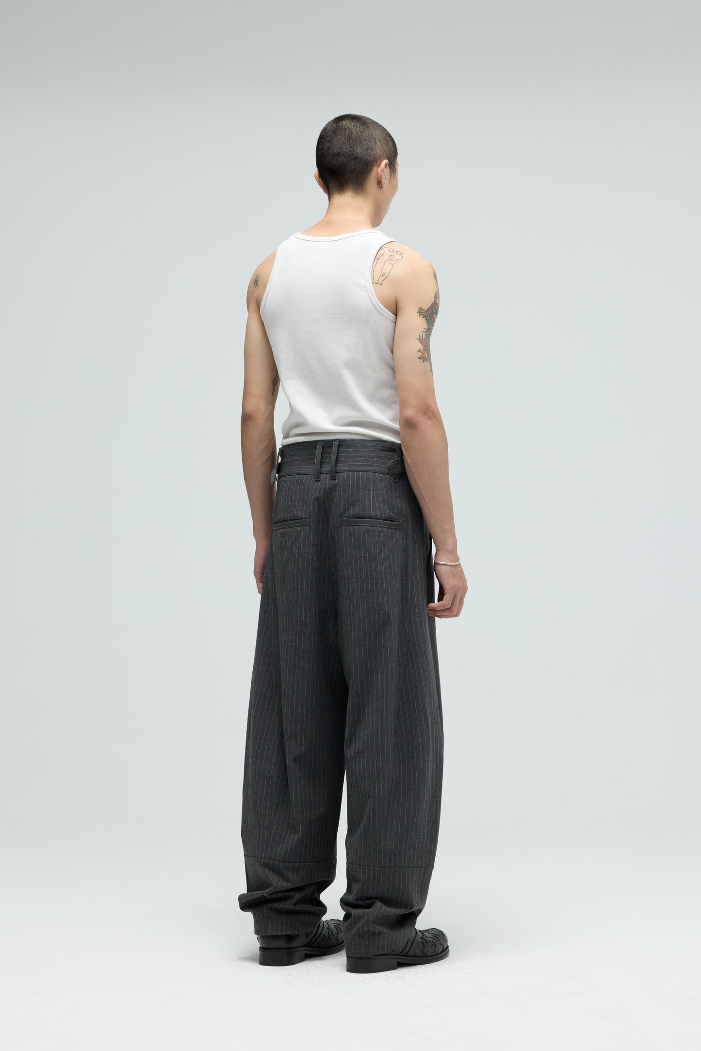 EQUALNEAR_Champion Wide Pants (Gray)