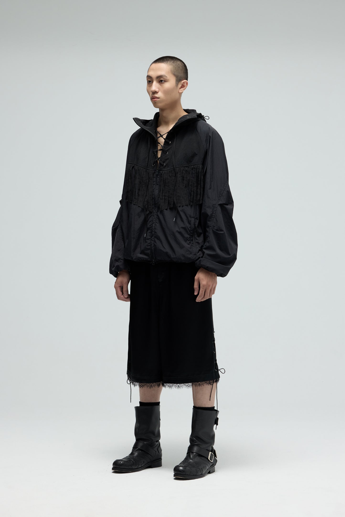 EQUALNEAR_Elvis Tech Jacket (Black)