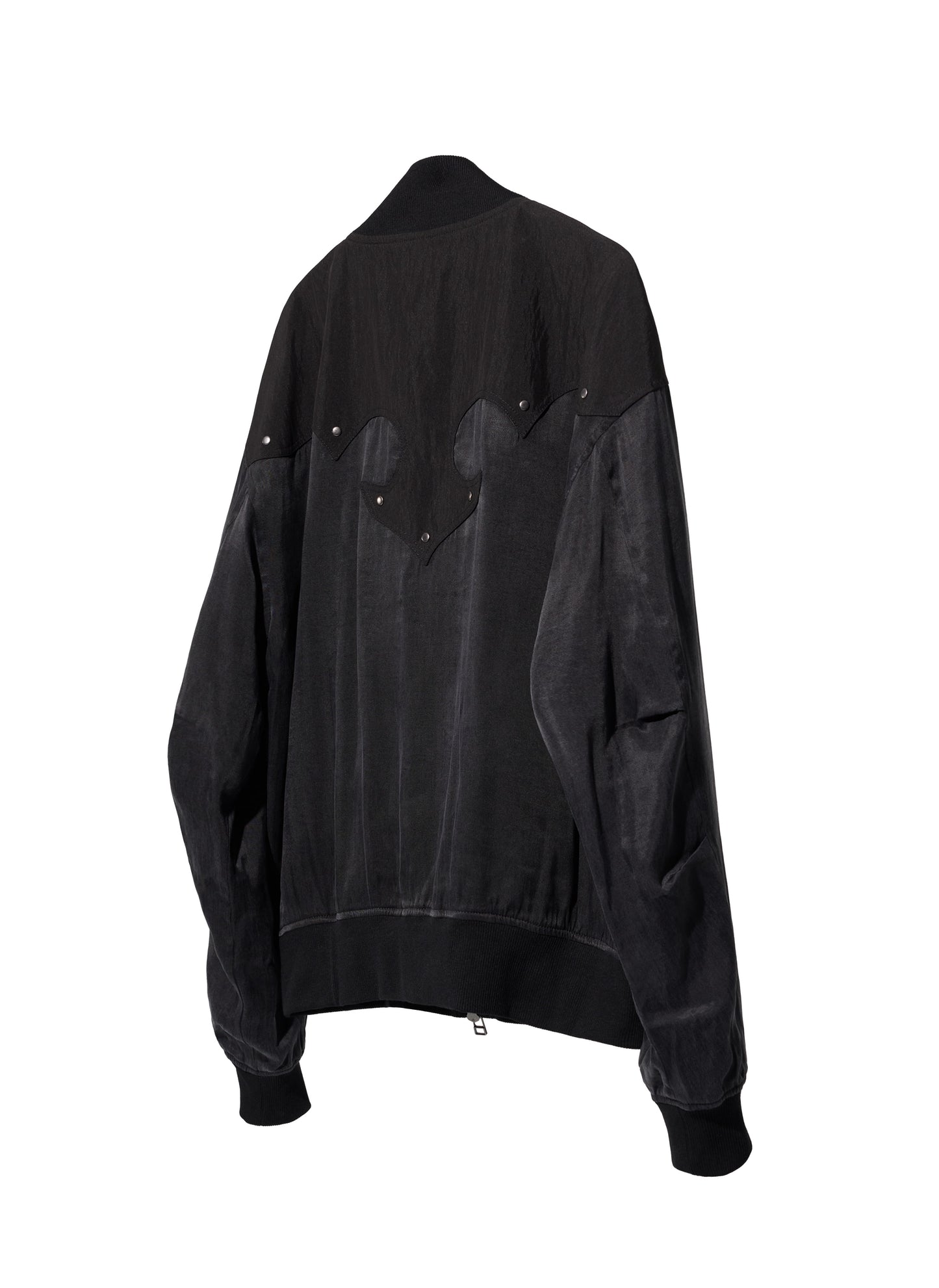 EQUALNEAR_Rodeo Bomber Jacket (Black)