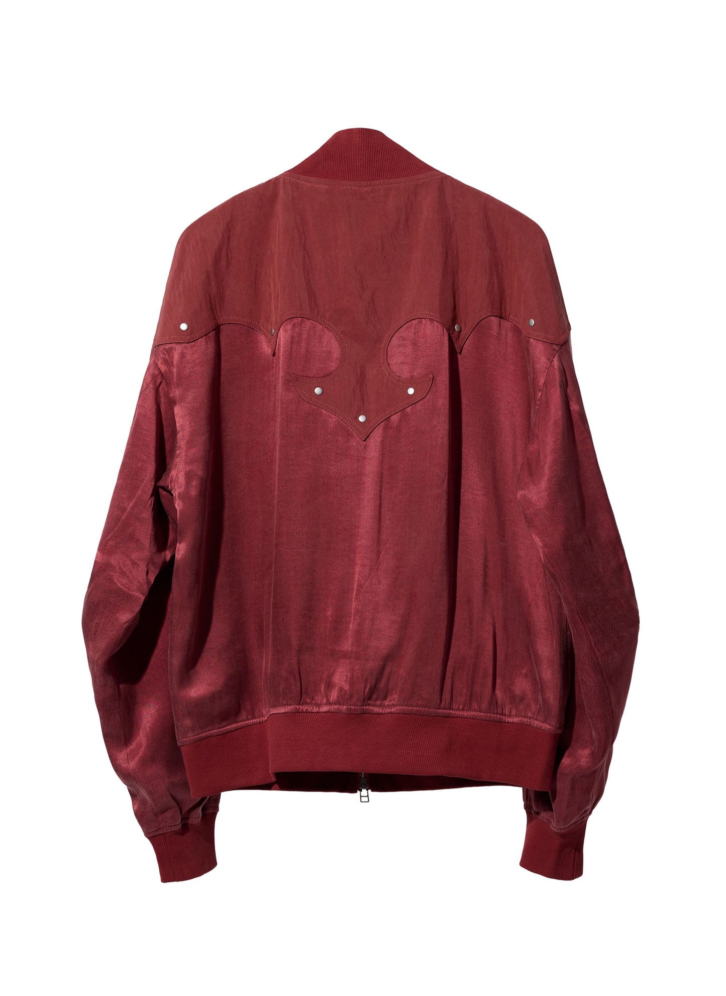 EQUALNEAR_Rodeo Bomber Jacket (Red)