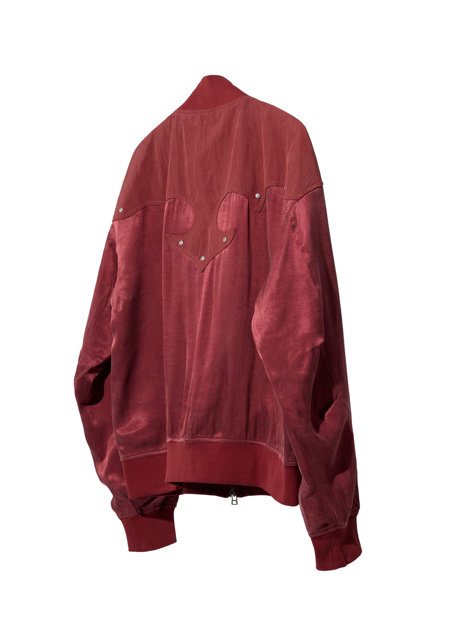 EQUALNEAR_Rodeo Bomber Jacket (Red)