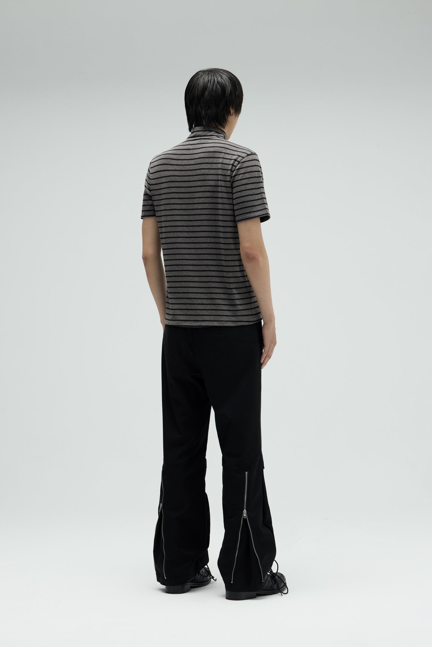 EQUALNEAR_Fight Club Zip Top (Black)