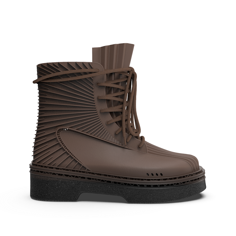 ALIVEFORM_Pinna Boot (Chocolate)