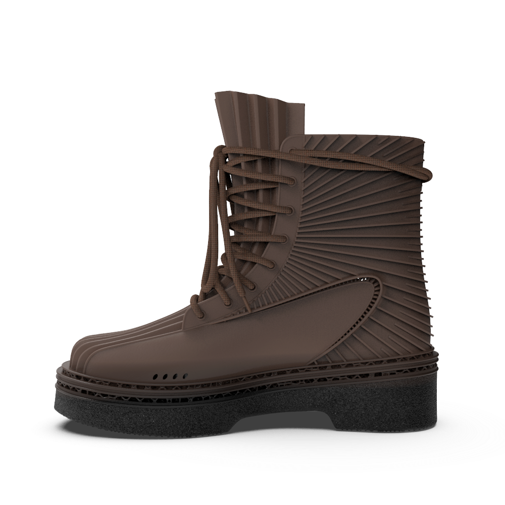 ALIVEFORM_Pinna Boot (Chocolate)