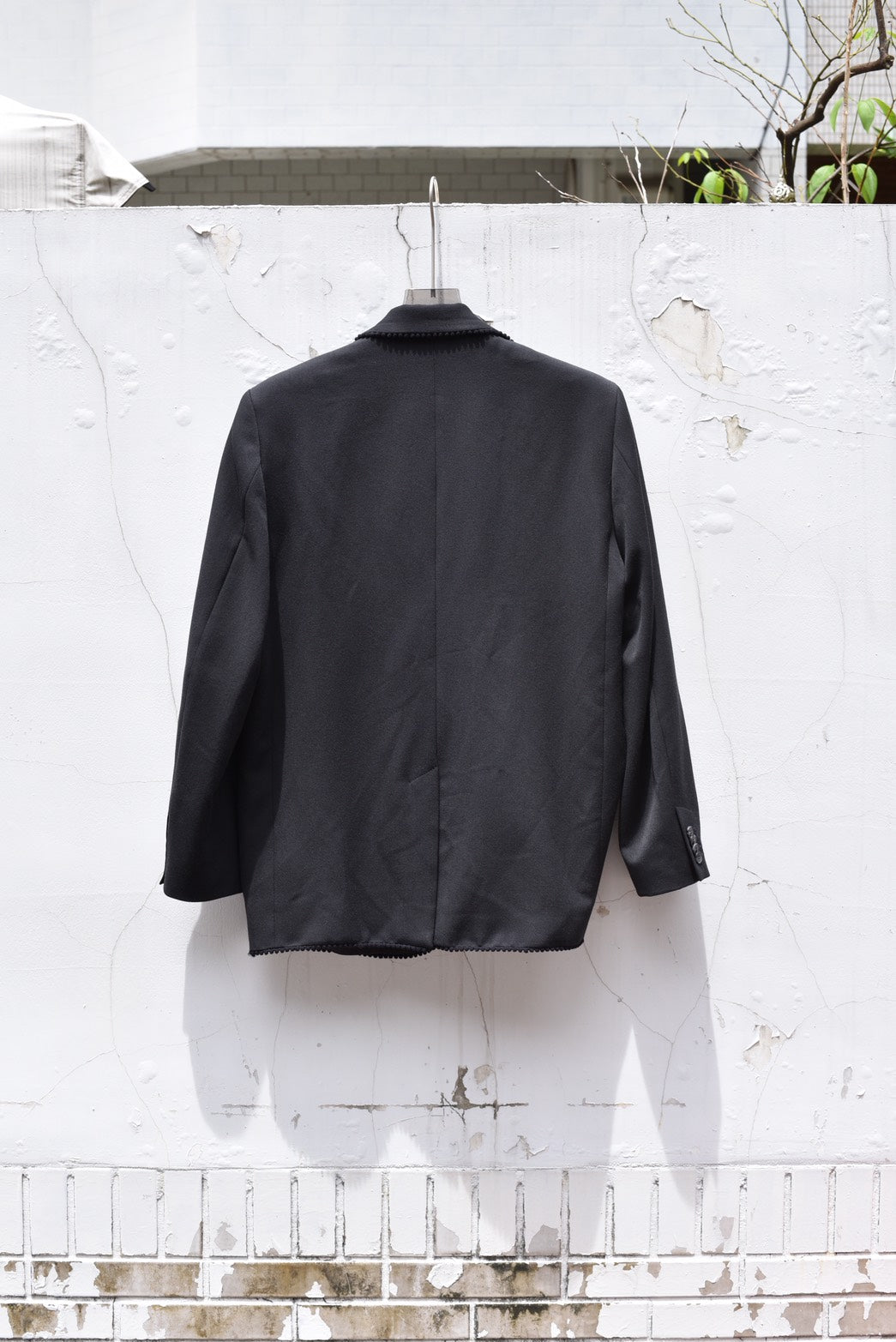 AVAVAV_AVAVAV PLEATED BLAZER (Black)